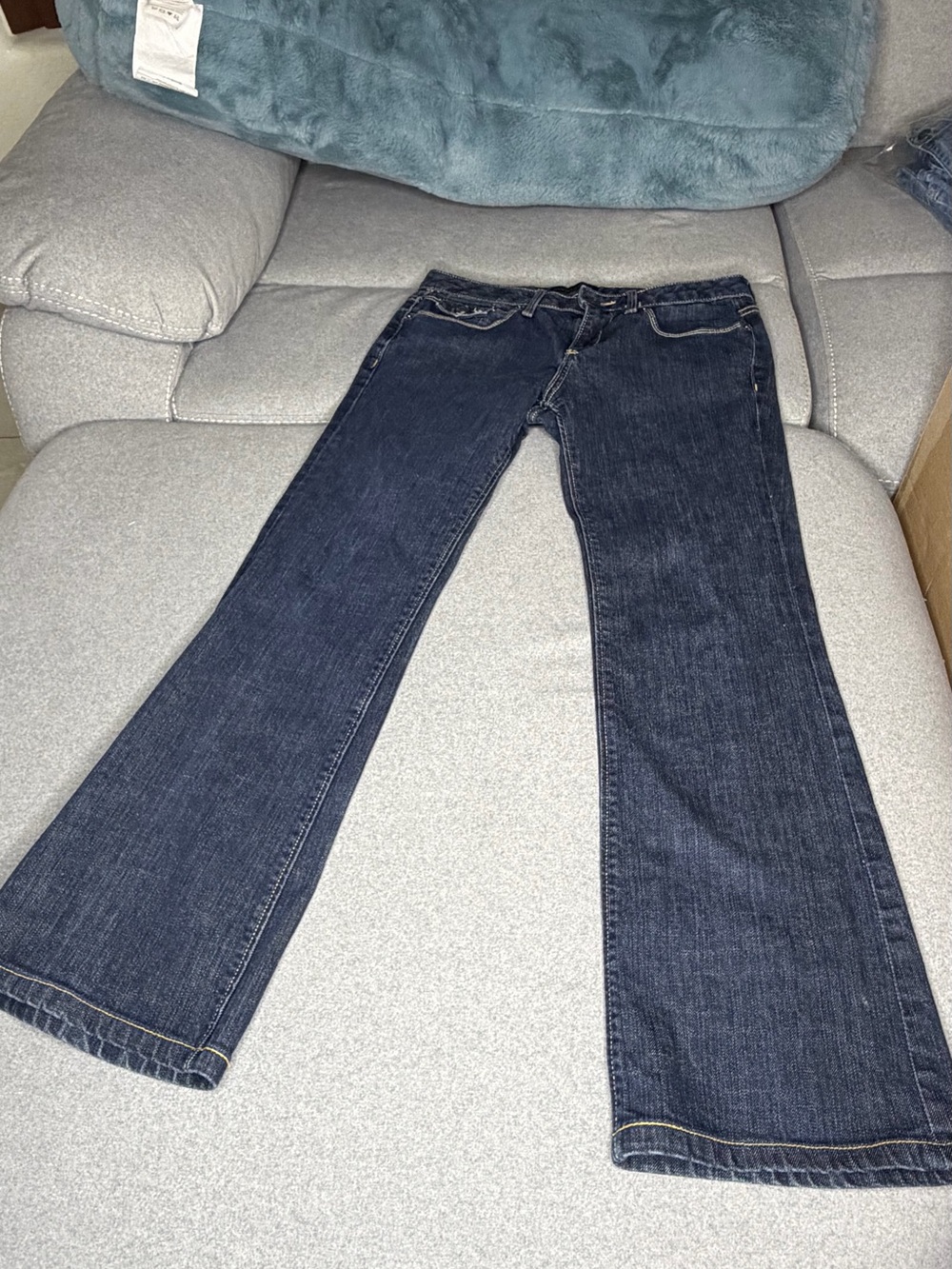 Banana Republic Dark Blue Wide Leg Jeans